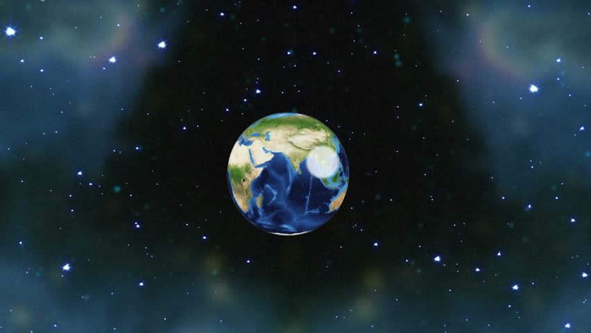 Starfield initiating 3D Earth globe rotating as overlays emerging, avatar icons linking via lines. Futuristic, connectivity, global network, technology, digital, universe, data visualization - Powered by Shutterstock - Get 15% off with code: PIKWIZARD15