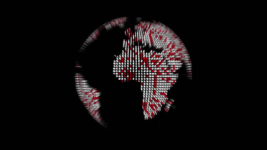 On start rotating globe revealing icons swirling behind sphere showing global data and code. Technology, data visualization, digital environment, cyberspace, futuristic, network, communication - Powered by Shutterstock - Get 15% off with code: PIKWIZARD15