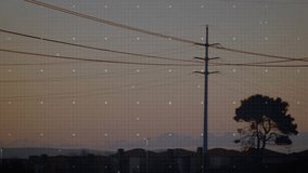 Digital HUD graphic appearing, initiating circuit overlay and grid expansion, visualizing network. Futuristic, technology, infrastructure, digital, connectivity, data, communication - Powered by Shutterstock - Get 15% off with code: PIKWIZARD15