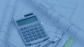 Overlay scanning calculator display, initiating nodes linking across network visualizing data flow. Technology, connectivity, data, innovation, networking, digital, engineering - Powered by Shutterstock - Get 15% off with code: PIKWIZARD15