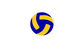 Volleyball for sport animation with dynamic motion, perfect for athletic branding, sport promotions, and creative campaigns.  - Powered by Shutterstock - Get 15% off with code: PIKWIZARD15