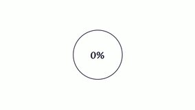 Abstract Animated Pie Chart Loop – Modern data visualization with dynamic percentage indicators for business, finance, marketing, and infographic presentations. Seamless 4K animation for corporate rep - Powered by Shutterstock - Get 15% off with code: PIKWIZARD15