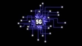Stunning 5G Network Animation Abstract Technology Background Seamless Loop High Definition. 5G Network Animation Shows Fast Wireless Communication.High-Speed Data Drives Global Connectivity. - Powered by Shutterstock - Get 15% off with code: PIKWIZARD15