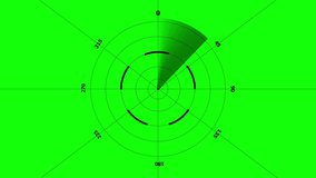 Abstract radar display with rotating sweep indicating data analysis. Radar display scans targets and movement. Digital interface reflects navigation and detection system. - Powered by Shutterstock - Get 15% off with code: PIKWIZARD15