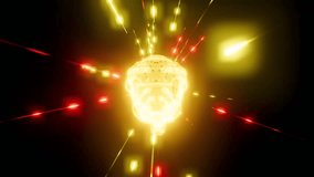 Luminous AI Head Broadcasting Data Streams. A Futuristic Visualization of a Digital Mind or Artificial Intelligence. - Powered by Shutterstock - Get 15% off with code: PIKWIZARD15