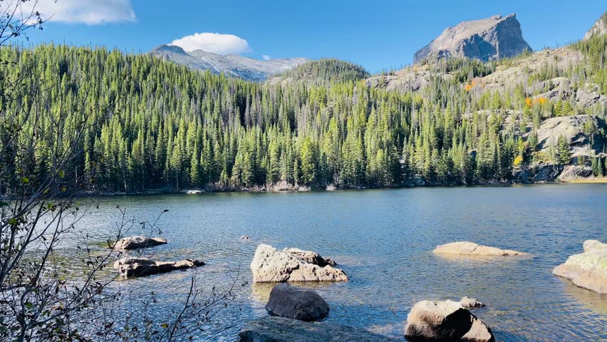 Bear Lake area of the Rocky Mountain National Park