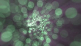 Abstract glowing tunnel of green light particles forming a digital vortex with bokeh depth - Powered by Shutterstock - Get 15% off with code: PIKWIZARD15