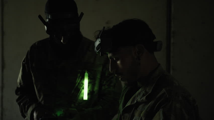 Ukrainian Military Drone Pilots in Bunker Prepare for War