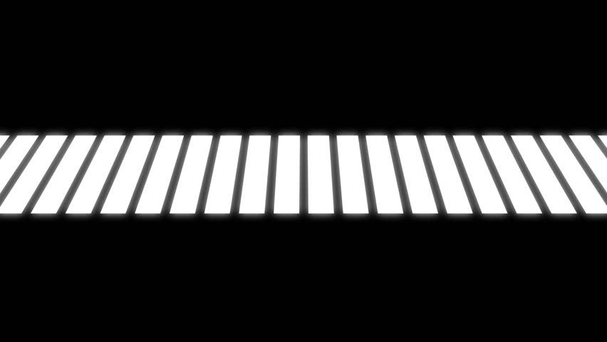 Animated perspective crosswalk design moving from left to right on a white background.