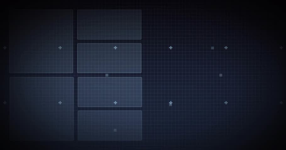 At start green code lines streaming over dark grid widgets while dial pulsing visualizing live data. Interactive, analytics, futuristic, technology, data, cybersecurity, digital