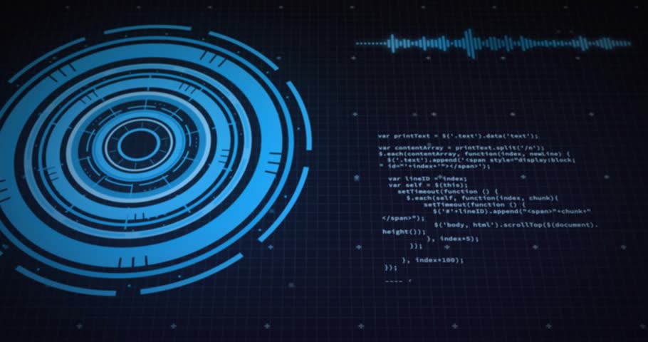 User email labels orbiting HUD causing cursor targeting icon revealing group info as code scrolling. Futuristic, technology, interface, data, digital, analytics, security