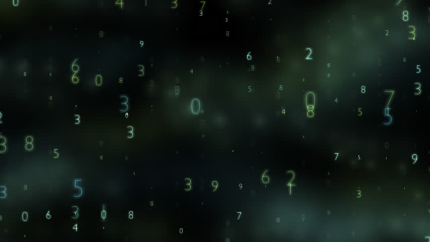 Abstract Digital Numbers Floating in Cyberspace, Futuristic Data Visualization. Abstract numbers drift across a dark, blurred background, creating a futuristic data vibe. Ideal for technology - Powered by Shutterstock - Get 15% off with code: PIKWIZARD15