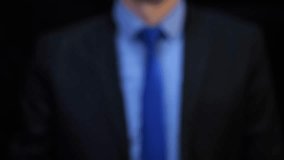 Businessman analyze data to identify customer target groups and refine marketing strategies for tailored communication. Motion graphic animation - Powered by Shutterstock - Get 15% off with code: PIKWIZARD15