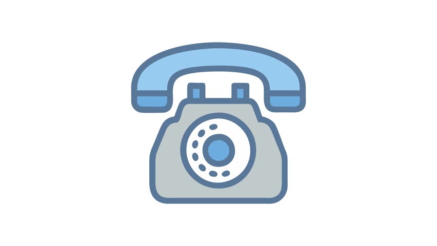 Old Phone Icon for Vintage Communication