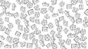 Finance animation pattern seamless. Suitable for financial crisis concept design, healthcare industry marketing materials, and infographics. - Powered by Shutterstock - Get 15% off with code: PIKWIZARD15