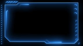 Futuristic HUD Interface Screen Design. Sci-Fi Virtual Reality Technology View Display. Glitch hud interface, HUD Hi-Tech Futuristic Display, virtual monitor for games.Tech and science Looped HUD - Powered by Shutterstock - Get 15% off with code: PIKWIZARD15