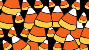 Pattern of halloween candy corn, perfect for festive backgrounds, greeting cards, party decorations, fabric prints, and digital design projects. - Powered by Shutterstock - Get 15% off with code: PIKWIZARD15