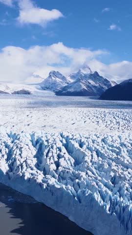 Los Glaciares National Park at El Calafate at Patagonia Argentina. Stunning landscape of iceberg in Patagonia. Perito Moreno Glacial. Patagonia landscape. Travel destination of El Calafate Argentina.