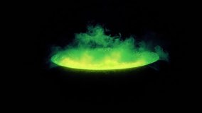 Cauldron Bubbling And Smoking Halloween Element - Powered by Shutterstock - Get 15% off with code: PIKWIZARD15