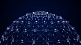 5G internet IOT of digital technology network connection abstract background - Powered by Shutterstock - Get 15% off with code: PIKWIZARD15