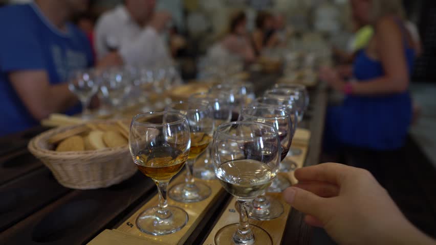 Wine tasting. An occasion on which various different wines are tasted and evaluated