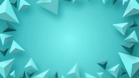 Digital advertisement for a "Flash Sale" on a light teal background, which is framed by floating 3D geometric pyramid shapes - Powered by Shutterstock - Get 15% off with code: PIKWIZARD15