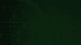 The video illustrates the interaction of a white, robotic hand with a holographic blue interface displaying a spinning globe and a circular array of AI-themed icons, symbols. - Powered by Shutterstock - Get 15% off with code: PIKWIZARD15