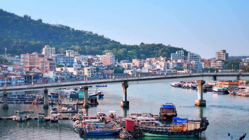 Exploring The Breathtaking Blue Seascape Of Huizhou Bay From Above