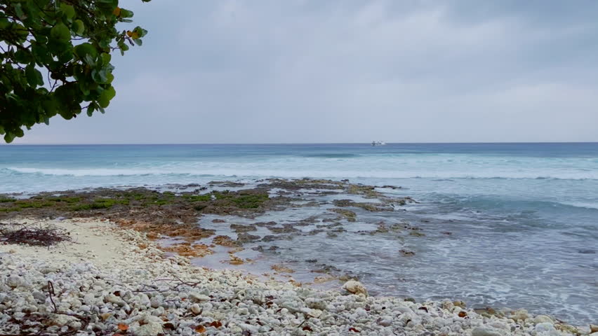 General shot of coast in Cuba