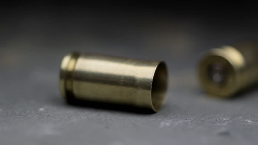 Gun crime spent bullet cases