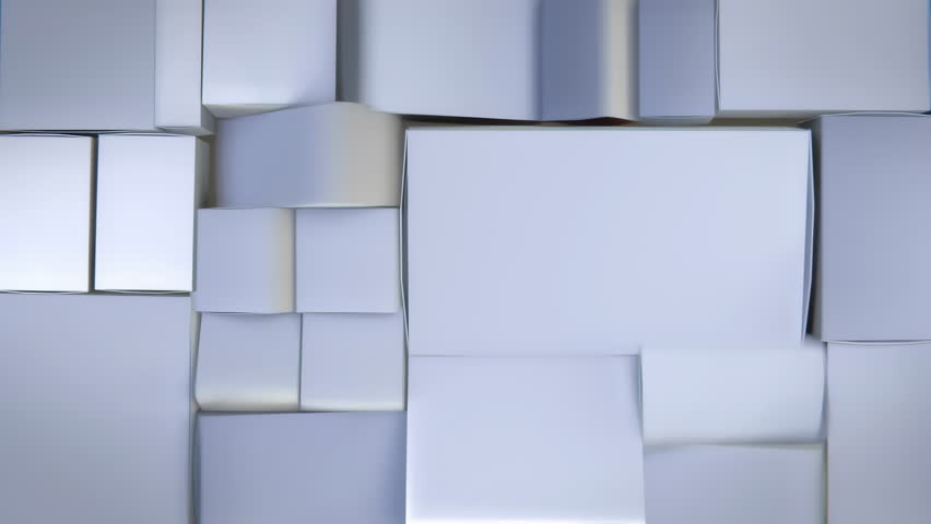 Cardboard Boxes Turning Animation Background