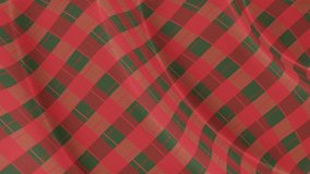 Horizontal abstract 3d merry Christmas Xmas holiday festive winter december celebration Noel seasonal loop animation red green gift wrapping paper texture pattern plaid tartan gingham checkered fabric - Powered by Shutterstock - Get 15% off with code: PIKWIZARD15