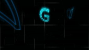Cyan letter fragments drifting from left, snapping into COMING SOON with UI glitching for preview. Futuristic, digital, neon, technology, interface, hud, animation - Powered by Shutterstock - Get 15% off with code: PIKWIZARD15