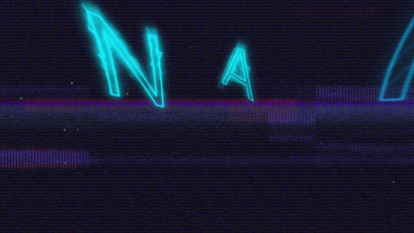 Letter fragments emerging against static band, sliding into neon hexagon, pulsing to signal on air. Cyberpunk, futuristic, digital, animated, vibrant, technology, broadcast - Powered by Shutterstock - Get 15% off with code: PIKWIZARD15