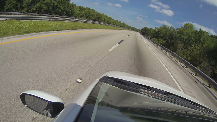 car driving footage