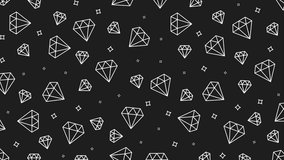 Diamond seamless pattern with repeating geometric design is suitable for print, textiles, and digital backgrounds. Diamond background loop animation. - Powered by Shutterstock - Get 15% off with code: PIKWIZARD15