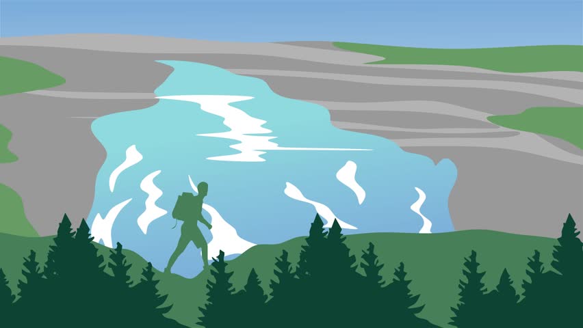 Cuyahoga Valley National Park with beautiful natural scenery and sky