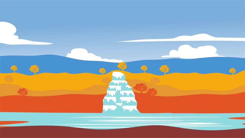 Cuyahoga Valley National Park with beautiful natural scenery and sky