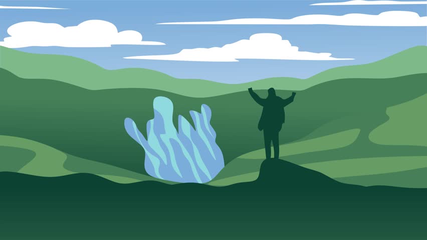 Cuyahoga Valley National Park with beautiful natural scenery and sky