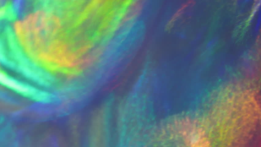 Rainbow leak. Blur hologram overlay. Colorful refraction light foil disco glare background. Spectrum luminosity vibrant gloss texture.