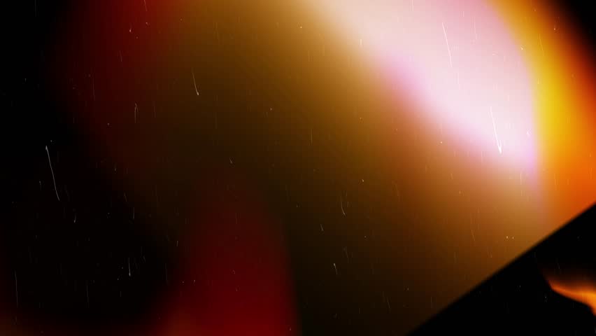Cinematic Film Burn and Light Leak Footage with Lens Flare for Video Editing, Motion Graphics, Transitions, and Visual Effects