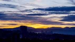 Kuala Lumpur, Malaysia Cityscape Sunrise Timelapse Background - Powered by Shutterstock - Get 15% off with code: PIKWIZARD15