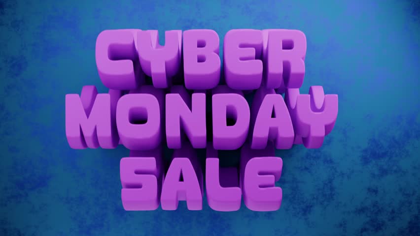 Cyber Monday Sale Waving 3D Text  - Powered by Shutterstock - Get 15% off with code: PIKWIZARD15