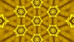 Eternal spiral of neon light within a six-sided kaleidoscope, the mirror grid creating a hypnotic fractal vortex for trailer backgrounds and cinematic effects - Powered by Shutterstock - Get 15% off with code: PIKWIZARD15