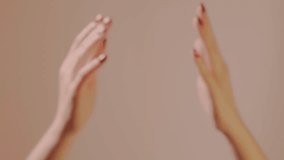 Close-up of hands folded in prayer pose with palms pressed. Conveying faith devotion spiritual intimacy, quiet reverence, sincere gesture of plea hope, heartfelt connection. Pray to God for health - Powered by Shutterstock - Get 15% off with code: PIKWIZARD15