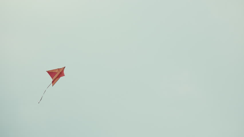 A Cinematic Still of a Park Environment in the Mid-Afternoon, Featuring a Kite Soaring in the Sky, Captured with a Visually Pleasant Aesthetic (ProRes)
