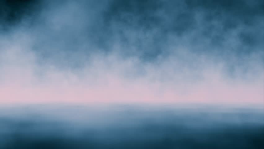 Fog or smoke rises and rolls on black background, creating a seamless loop perfect for visual effects and motion graphics.