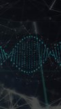 DNA strand and binary coding, scientific data processing. Science, technology, genetics, biotechnology, bioinformatics, data analysis - Powered by Shutterstock - Get 15% off with code: PIKWIZARD15