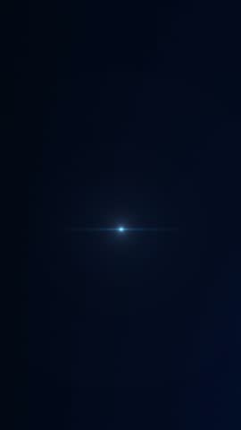 Animation of blue spots of light flickering with glowing blue star on blue bakcground. Colour and movement concept digitally generated video.