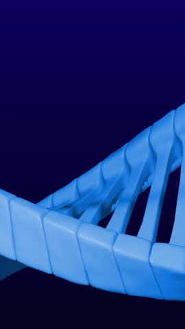 Animation of dna strand over data processing on black background. Global science, computing and digital interface concept digitally generated video.